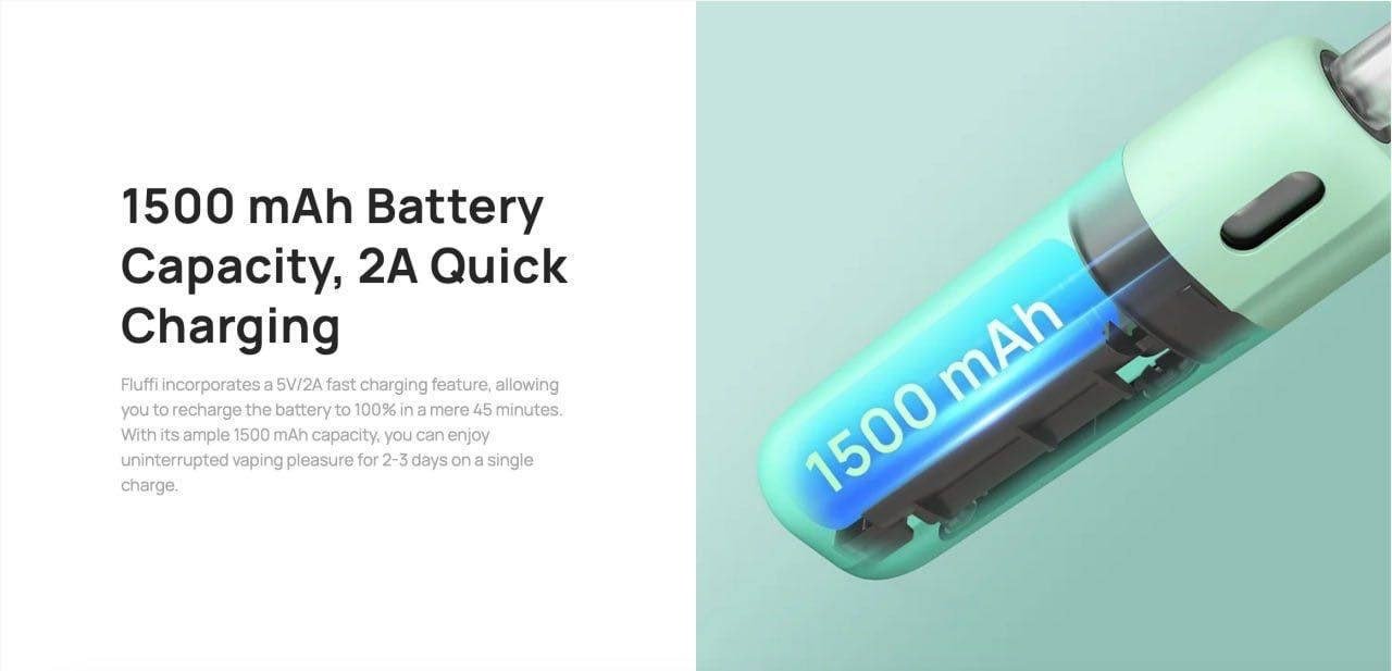 Aspire Fluffi POD 1500mAh 酪梨寶寶 電子煙主機套件:圖片 9