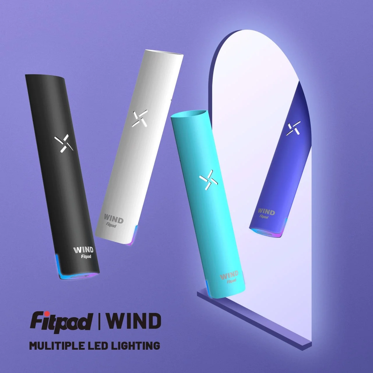 Fitpod Wind 發光悅刻一代|可調輸出|底部彩燈設計:圖片 2